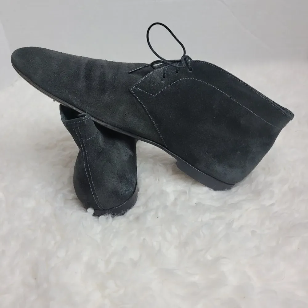 Burberry Chukka Boots Men's Size 8  Black Suede Bexton Desert Shoes